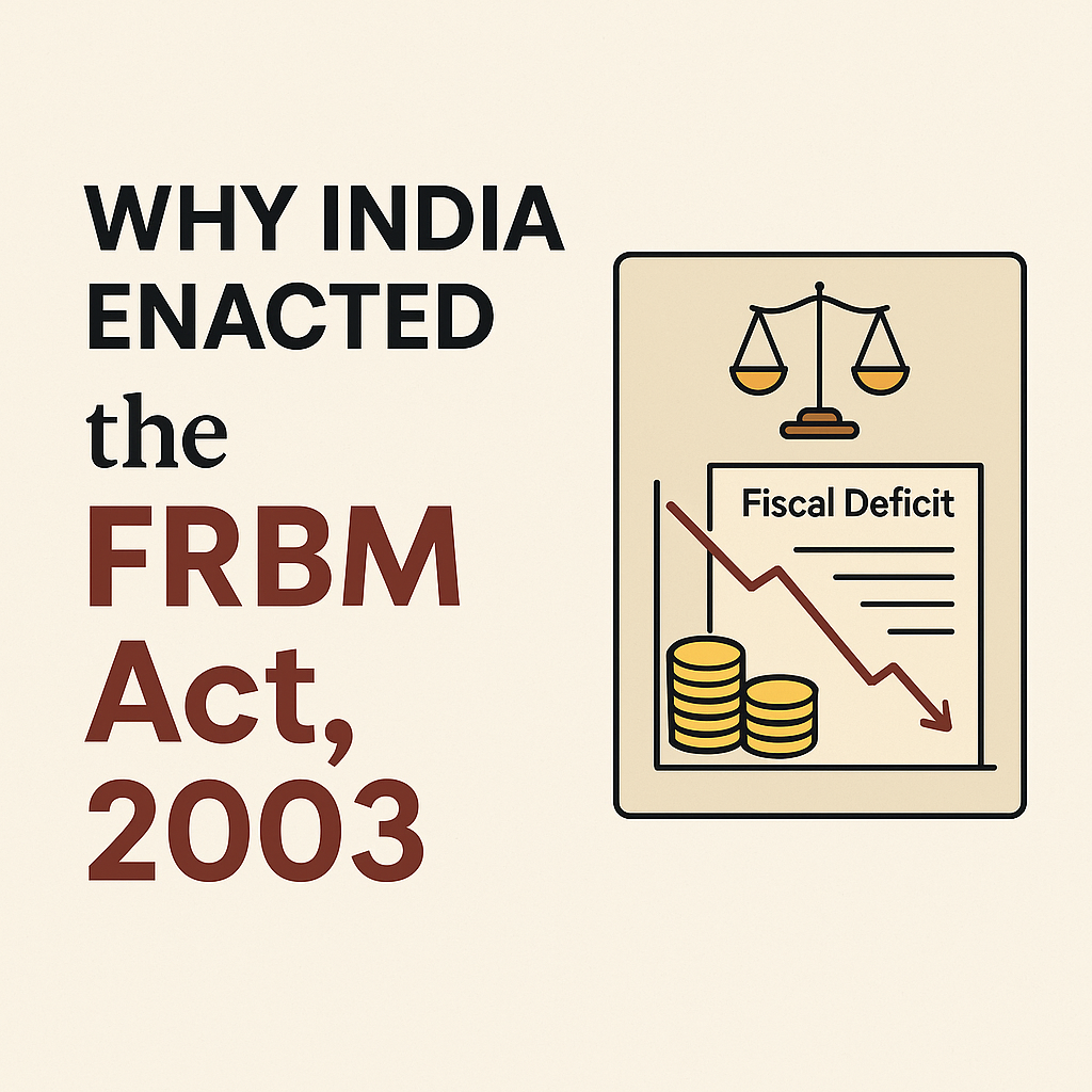Why did India enact Fiscal Responsibility and Budget Management(FRBM) Act, 2003?