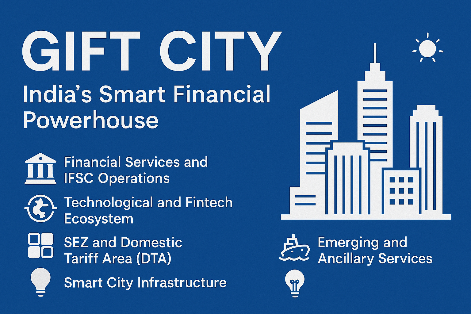 GIFT City: Major functions and activities it offers GIFT City: Major functions and activities it offers