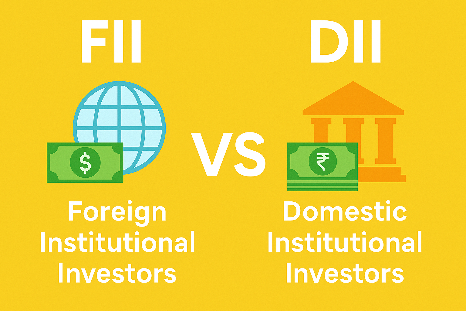 Key Differences between FII and DII