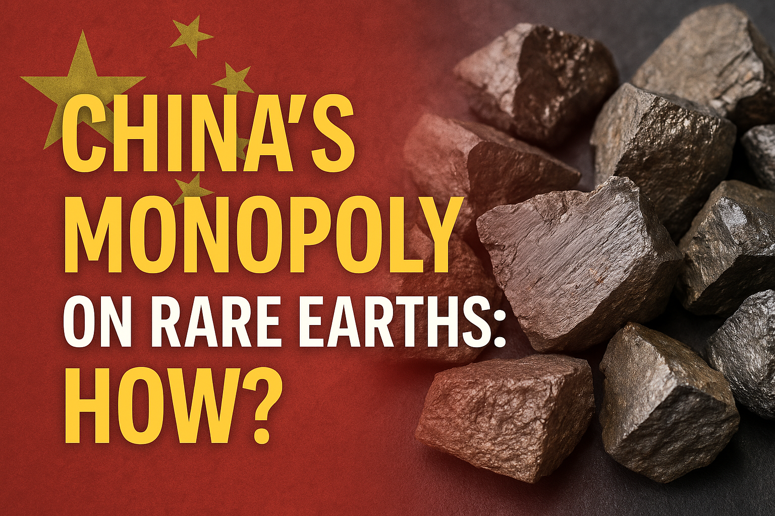 How China gained control over the global rare earth minerals supply chain