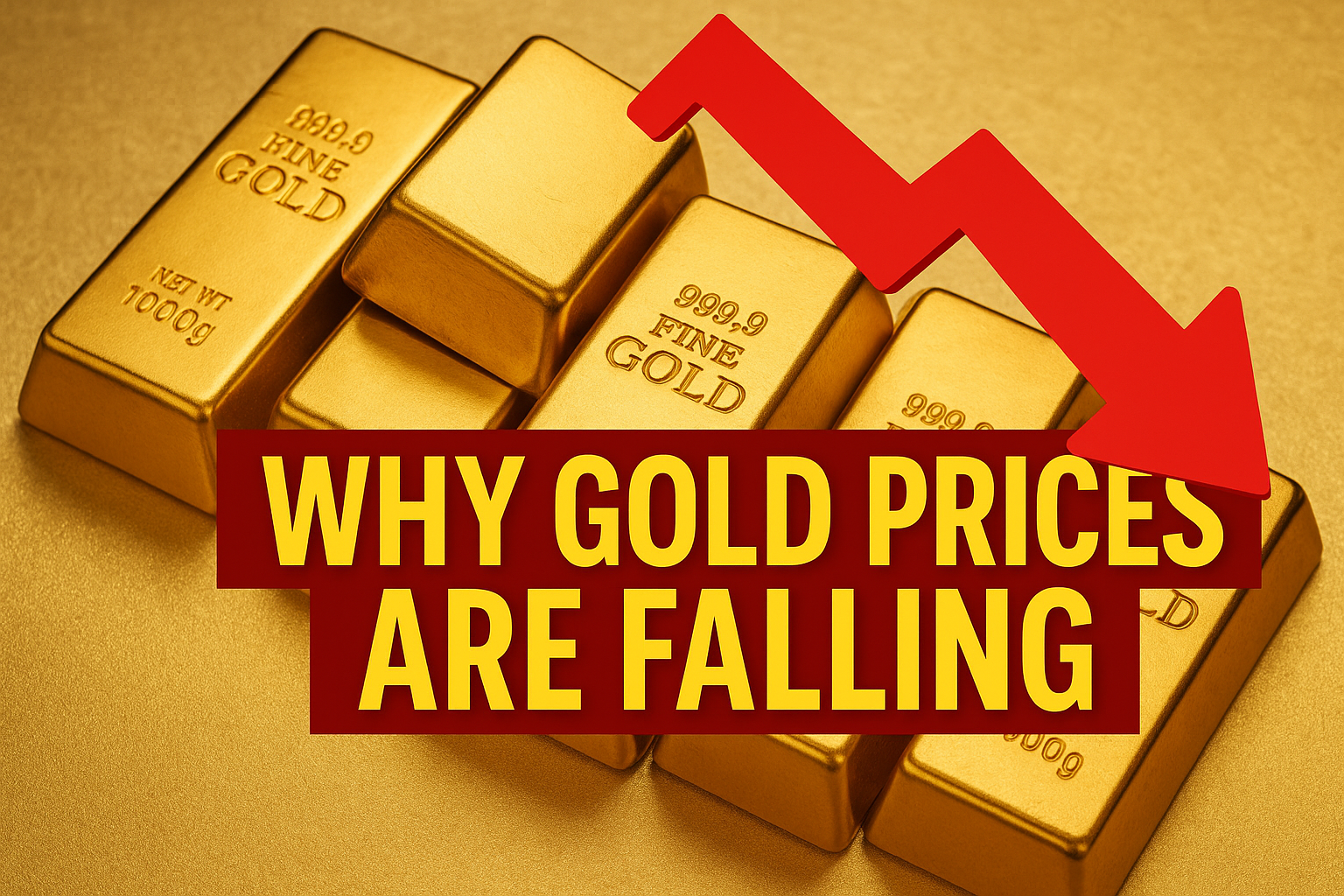 Why are Gold prices falling now?